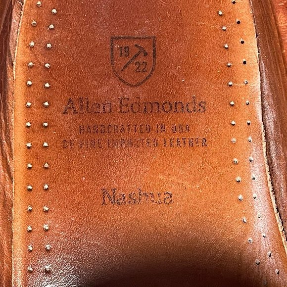 Allen Edmonds Nashua Men's Size 10 Brown Leather Tassel Loafer Shoes Made in USA - Picture 2 of 9